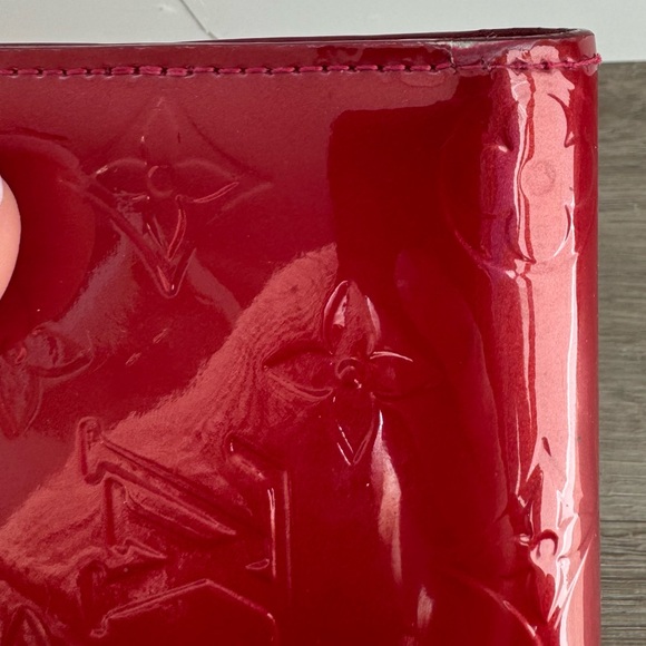❤️LOUIS VUITTON Red Vernis Wallet ❤️ - Picture 8 of 9